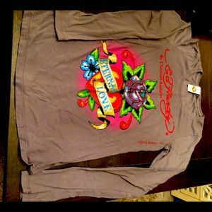 Ed Hardy blouse by Cristian Audigier